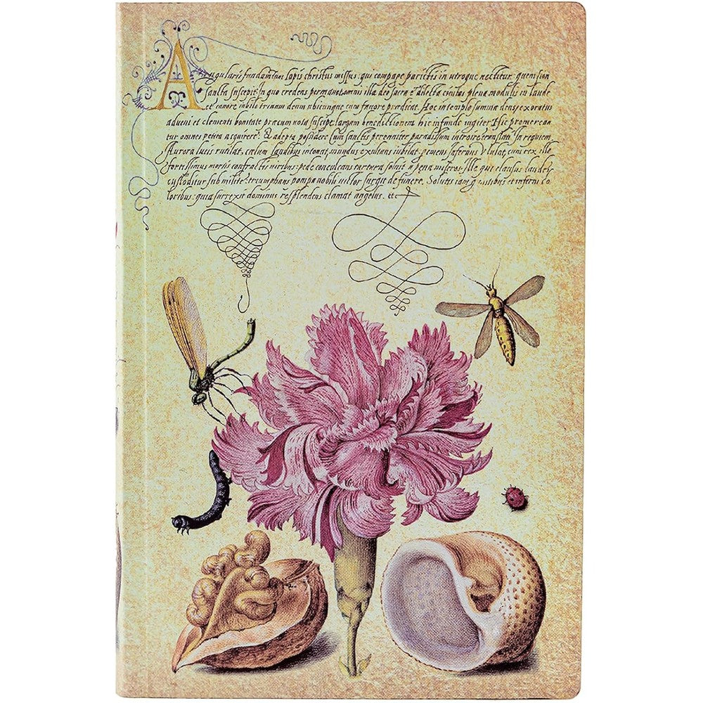 Pink Carnation Mini Lined Softcover Journal, 208pg, 80GSM by Paperblanks (Mira Botanica)