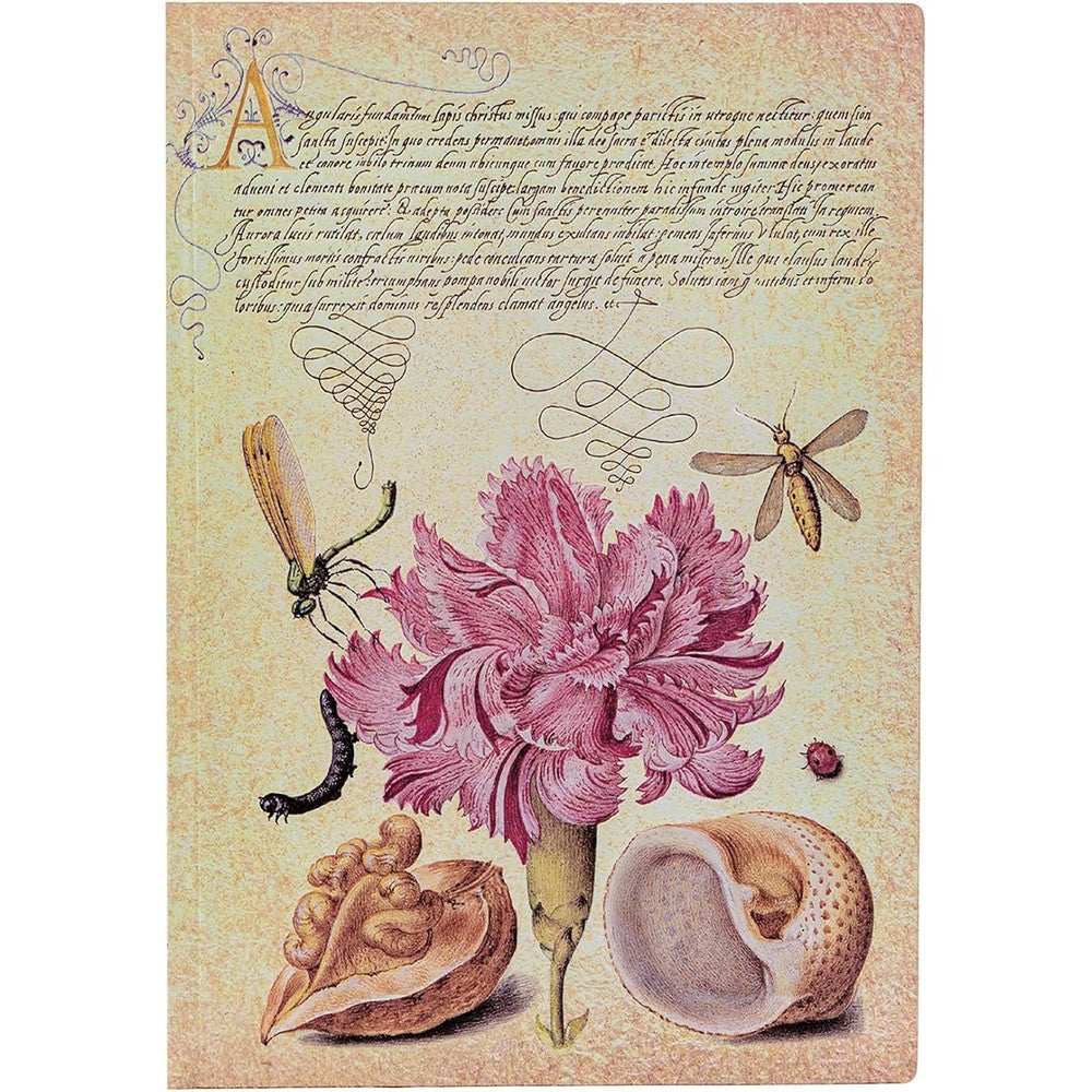 Pink Carnation Midi Unlined Softcover Journal, 176pg, 100GSM by Paperblanks (Mira Botanica)