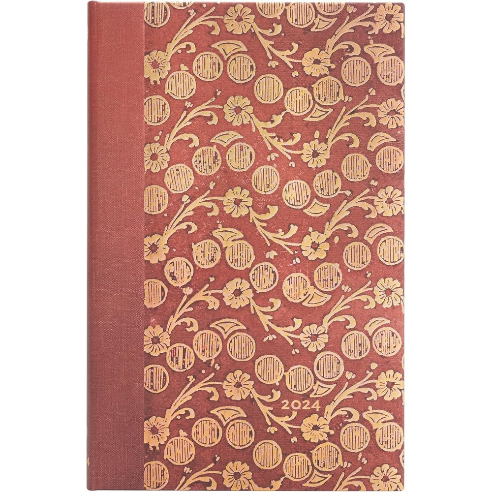 Paperblanks | 2024 The Waves (Volume 4) | Virginia Woolf’s Notebooks | 12-Month | Maxi | Horizontal | Elastic Band Closure | 160 Pg | 100 GSM