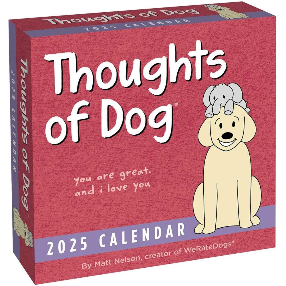 Thoughts of Dog 2025 Day-to-Day Calendar