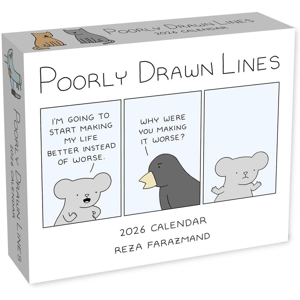 Poorly Drawn Lines 2026 Day-to-Day Calendar