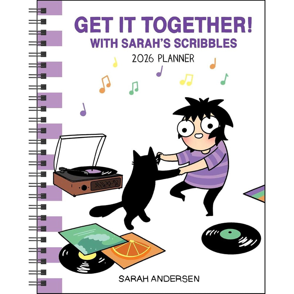 Sarah's Scribbles 12-Month 2026 Monthly/Weekly Planner Calendar