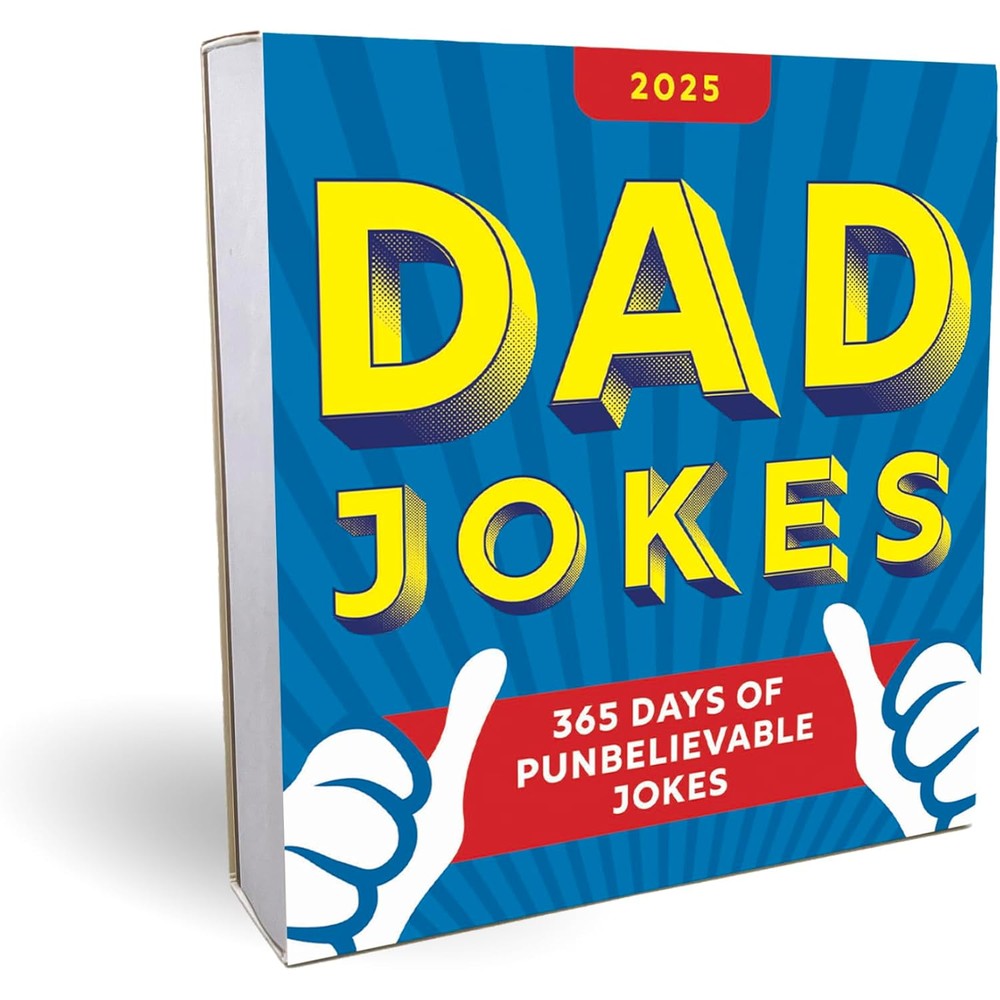2025 Dad Jokes Boxed Calendar: 365 Days of Punbelievable Jokes (Daily Joke Calendar for Him, Desk Gift for Her) (World's Best Dad Jokes Collection)