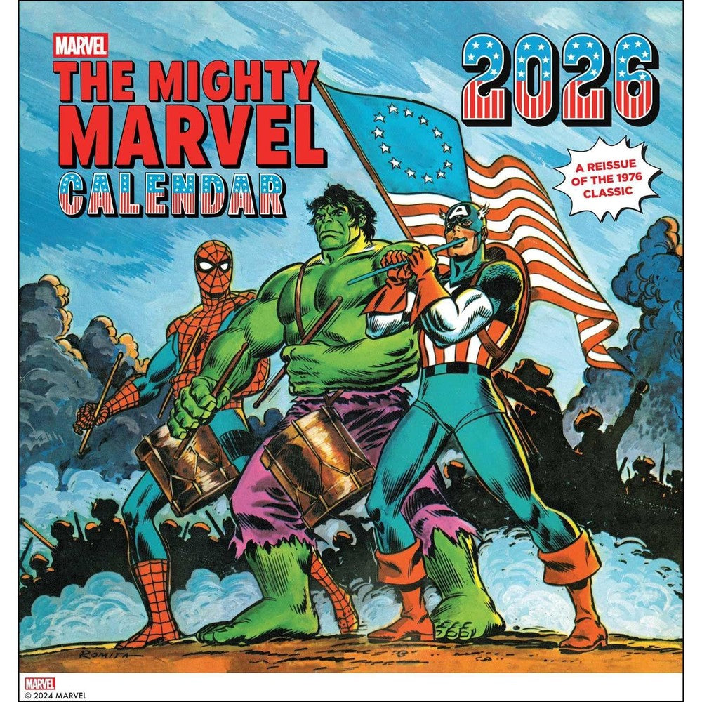 Mighty Marvel 2026 Wall Calendar: A Reissue of the 1976 Classic