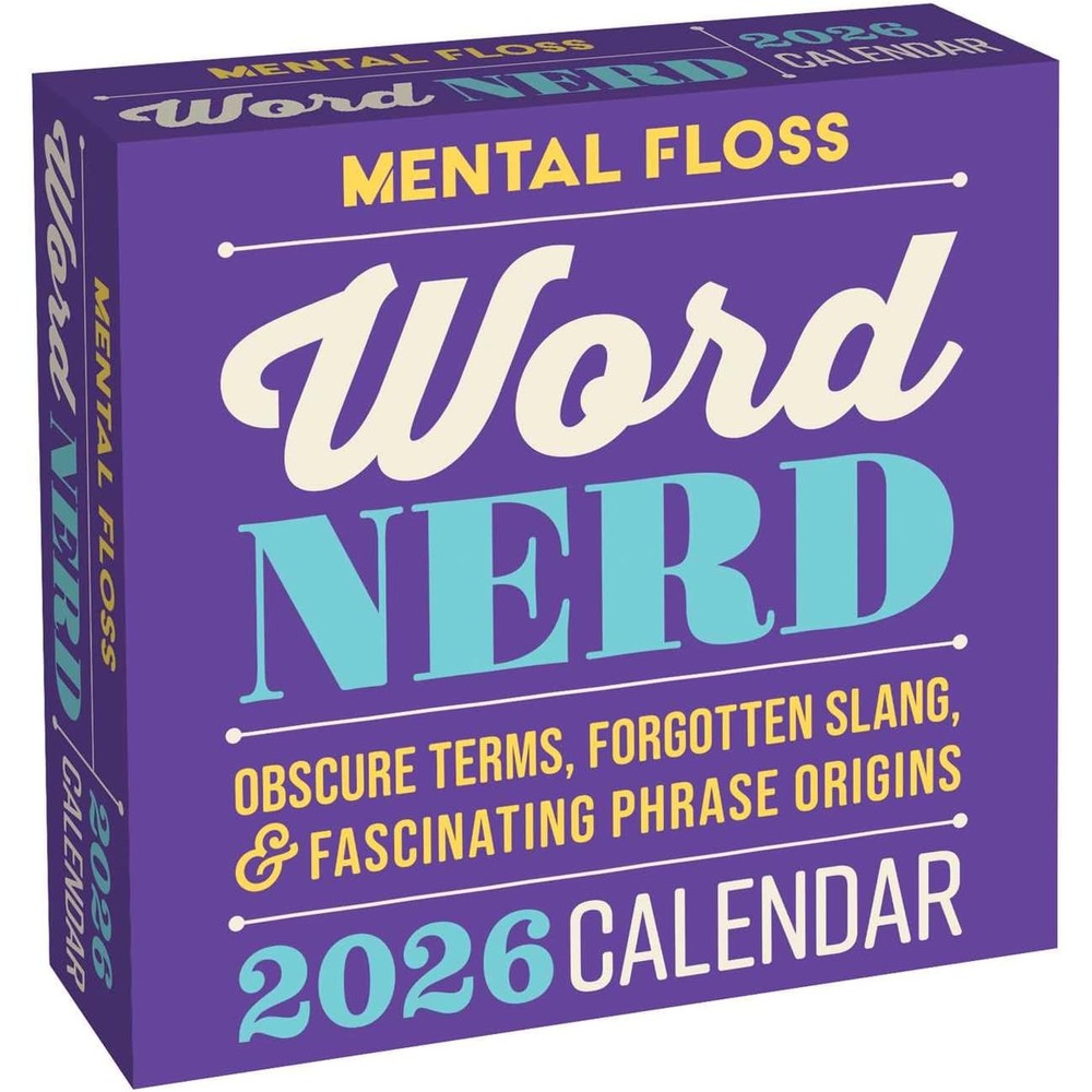 Word Nerd 2026 Calendar: Obscure Forgotten Slang & Fascinating Phrase Origins
