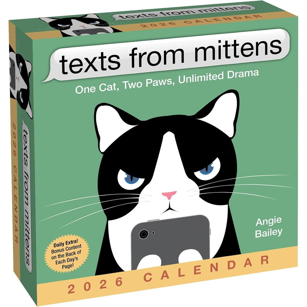Texts from Mittens the Cat 2026 Day-to-Day Calendar