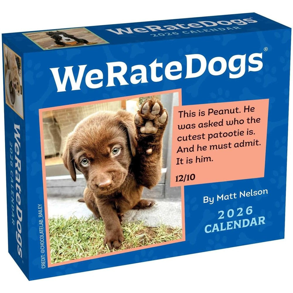 WeRateDogs 2026 Day-to-Day Calendar