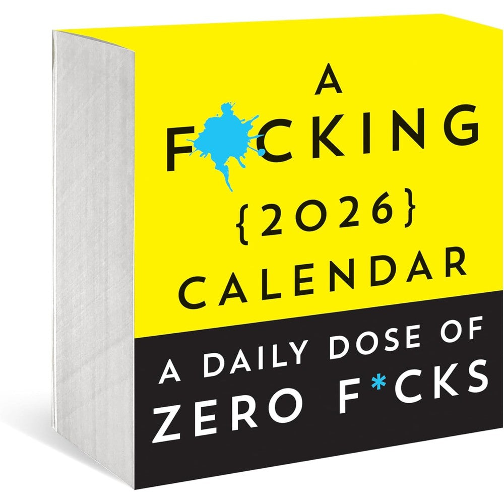 A F*cking 2026 Boxed Calendar: A Daily Dose of Zero F*cks (Funny Daily Desk Calendar, White Elephant Gag Gift for Adults) (Calendars & Gifts to Swear By)