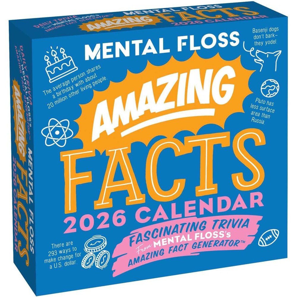 Amazing Facts from Mental Floss 2026 Day-to-Day Calendar: Fascinating Trivia from the Amazing Fact GeneratorÃ¢â€žÂ¢