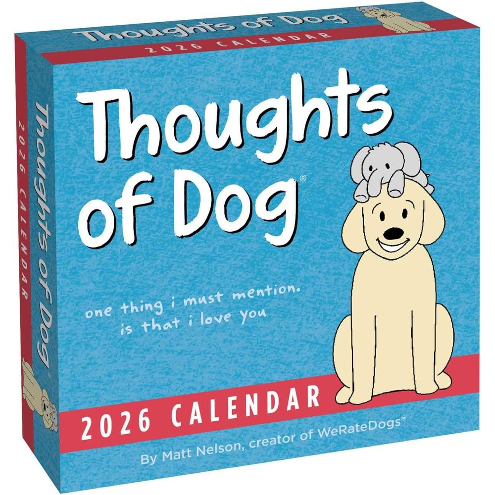 Thoughts of Dog 2026 Day-to-Day Calendar