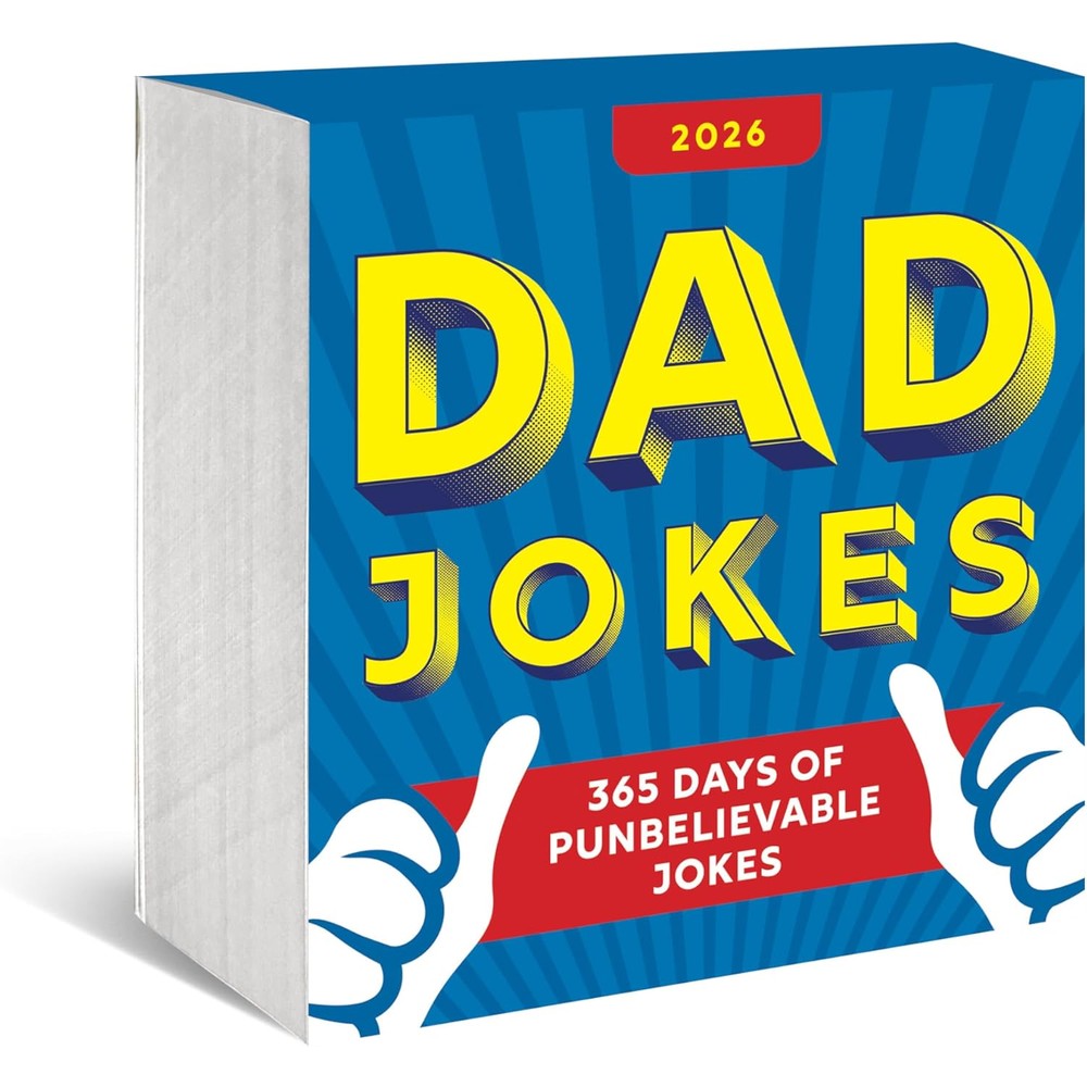 2026 Dad Jokes Boxed Calendar: 365 Days of Punbelievable Jokes (Daily Joke Calendar for Him, Desk Gift for Her) (World's Best Dad Jokes Collection)