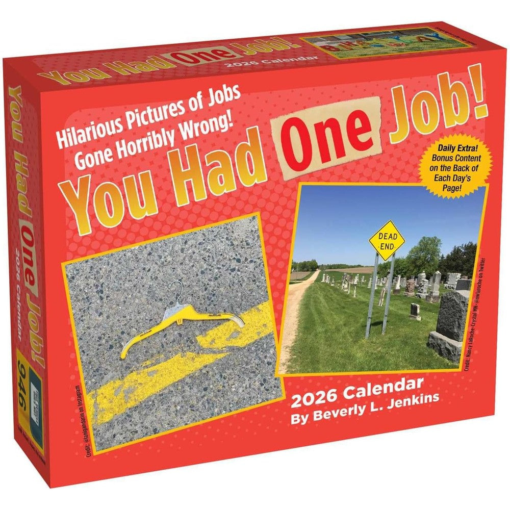 You Had One Job 2026 Day-to-Day Calendar