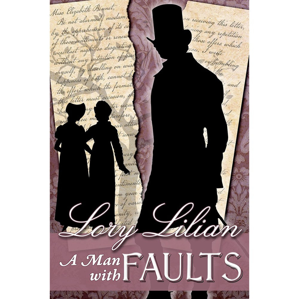 Lory Lilian A Man With Faults book cover front view featuring historical romance design