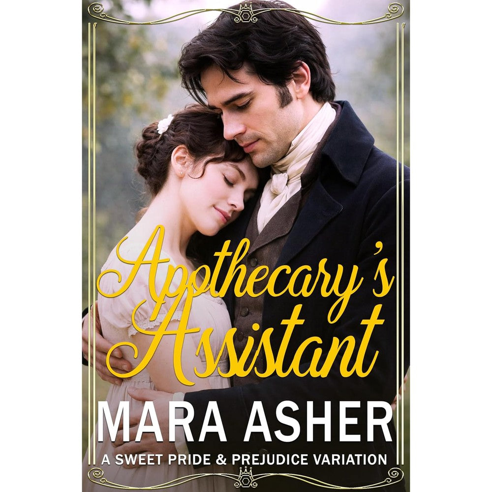 Mara Asher Apothecary's Assistant novel front cover view showing historical romance design.