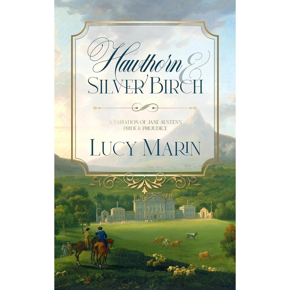 Lucy Marin Hawthorn and Silver Birch book front cover historical romance novel view.