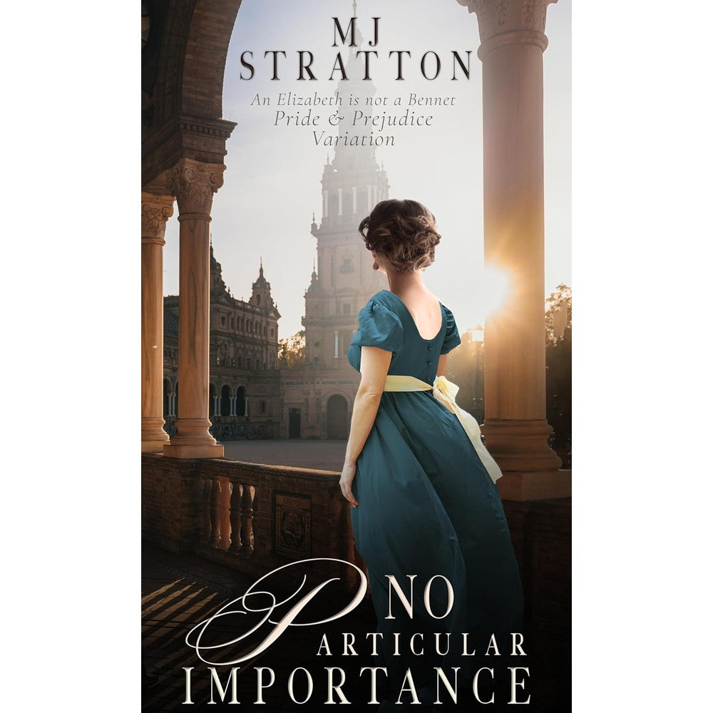 MJ Stratton No Particular Importance novel front cover view featuring historical romance styling.