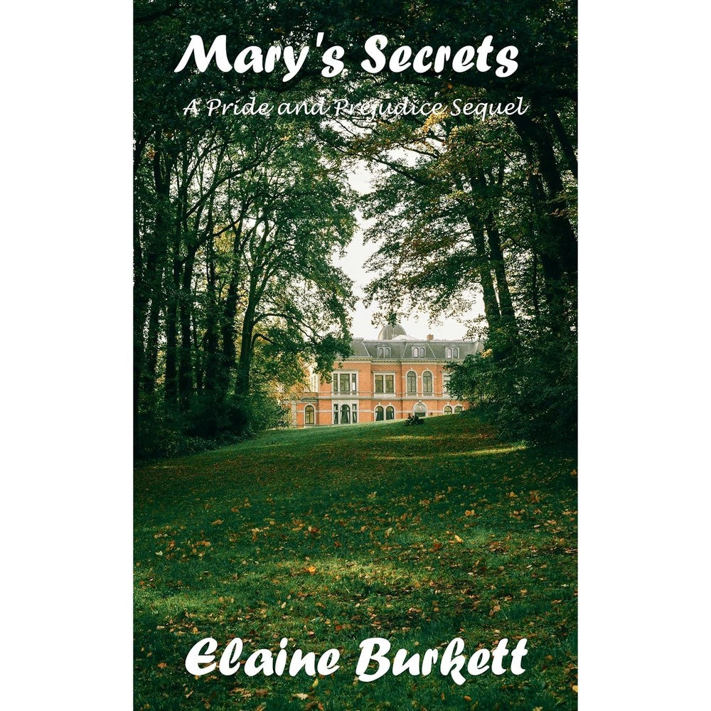 Elaine Burkett Mary's Secrets Pride and Prejudice Sequel novel book cover front view