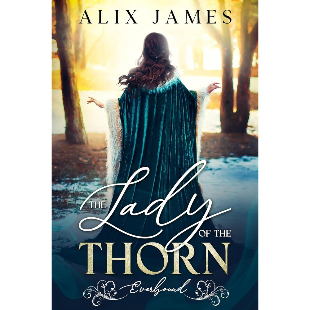 Alix James The Lady of the Thorn paperback front view showing the fantasy novel cover artwork.