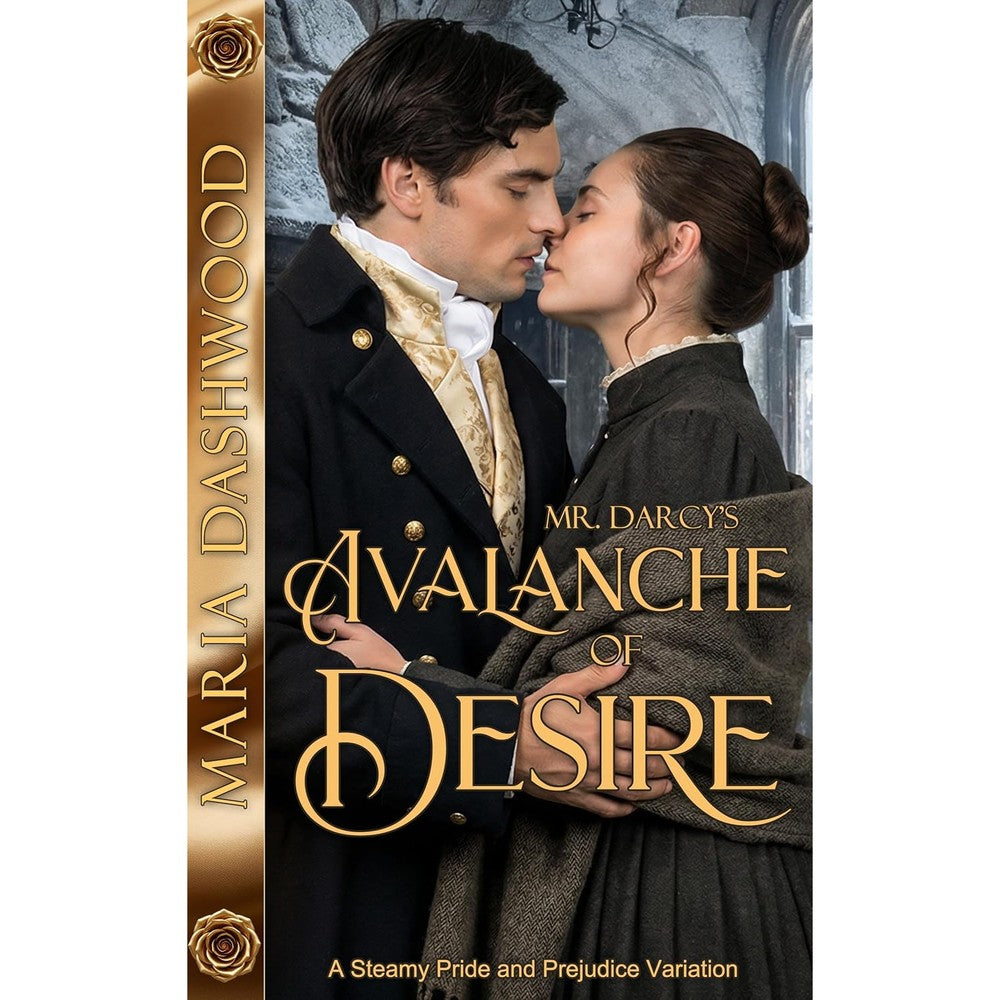 Maria Dashwood Mr Darcys Avalanche of Desire Kindle Edition book cover front view featuring a historical romance aesthetic.