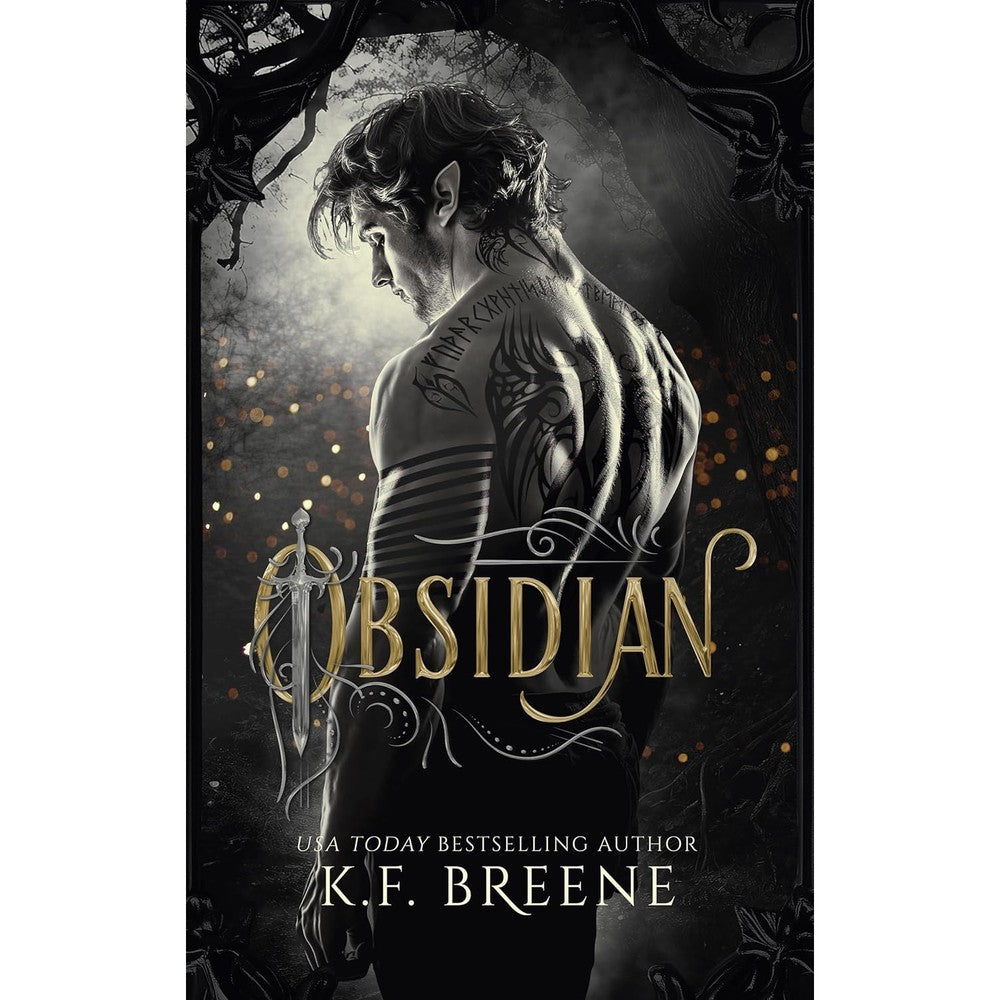 K.F. Breene Obsidian Shadowbound Fae Book One front cover fantasy romance novel