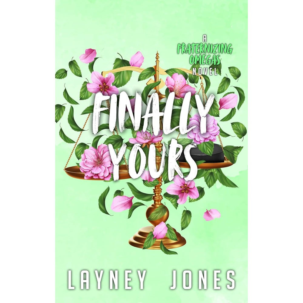 Layney Jones Finally Yours college omegaverse romance book front cover view