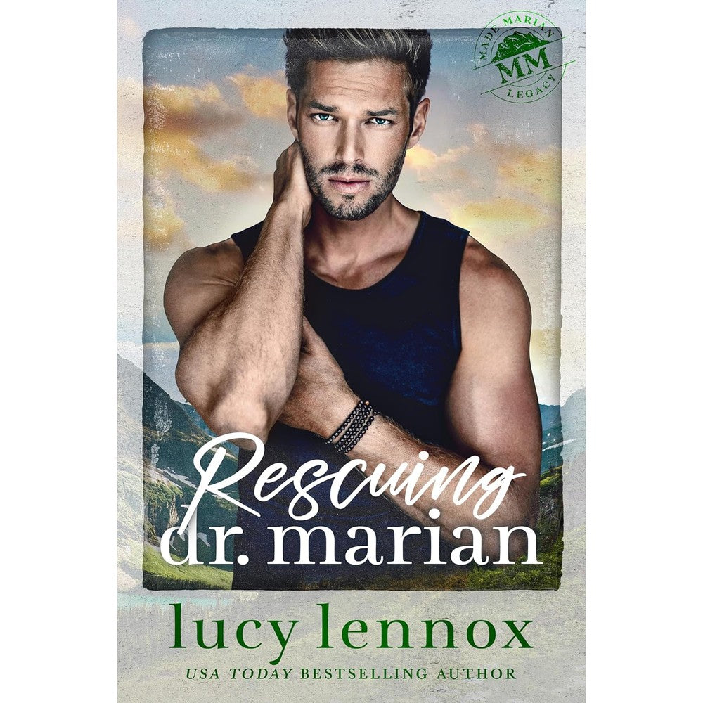 Lucy Lennox Rescuing Dr Marian paperback front cover view contemporary romance novel.