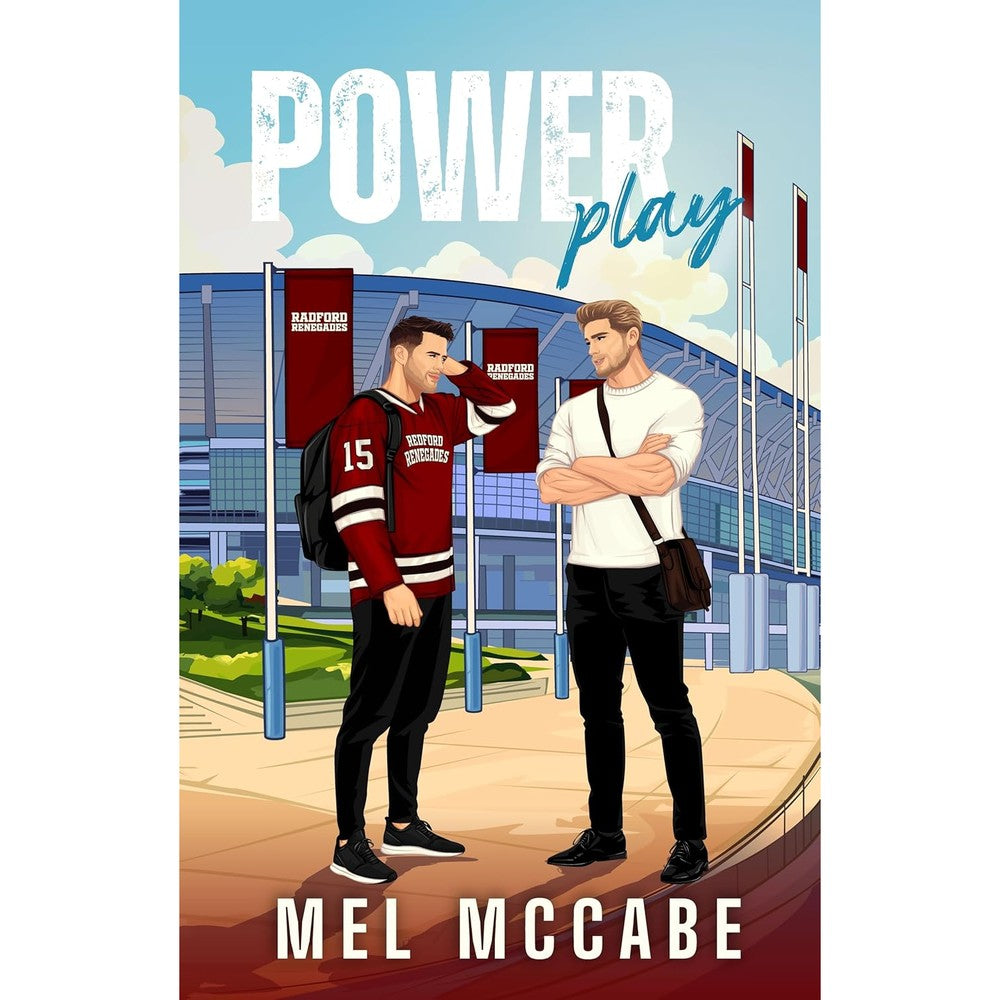 Mel McCabe Power Play MM College Hockey Romance front view paperback cover