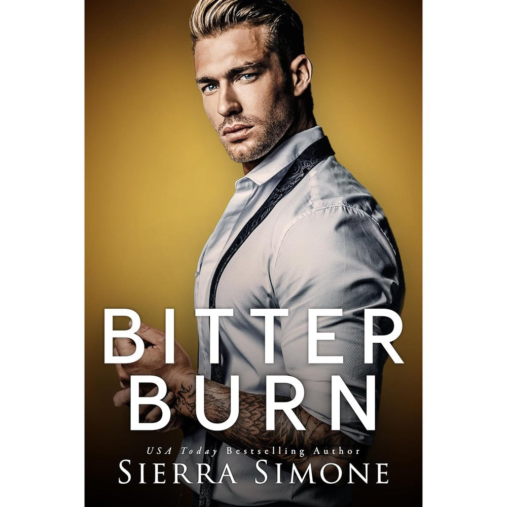 Sierra Simone Bitter Burn Lyonesse Book Three front view authentic imported romance novel