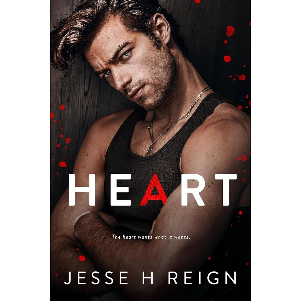 Jesse H Reign Heart book front view showing the authentic MM romance novel cover art.