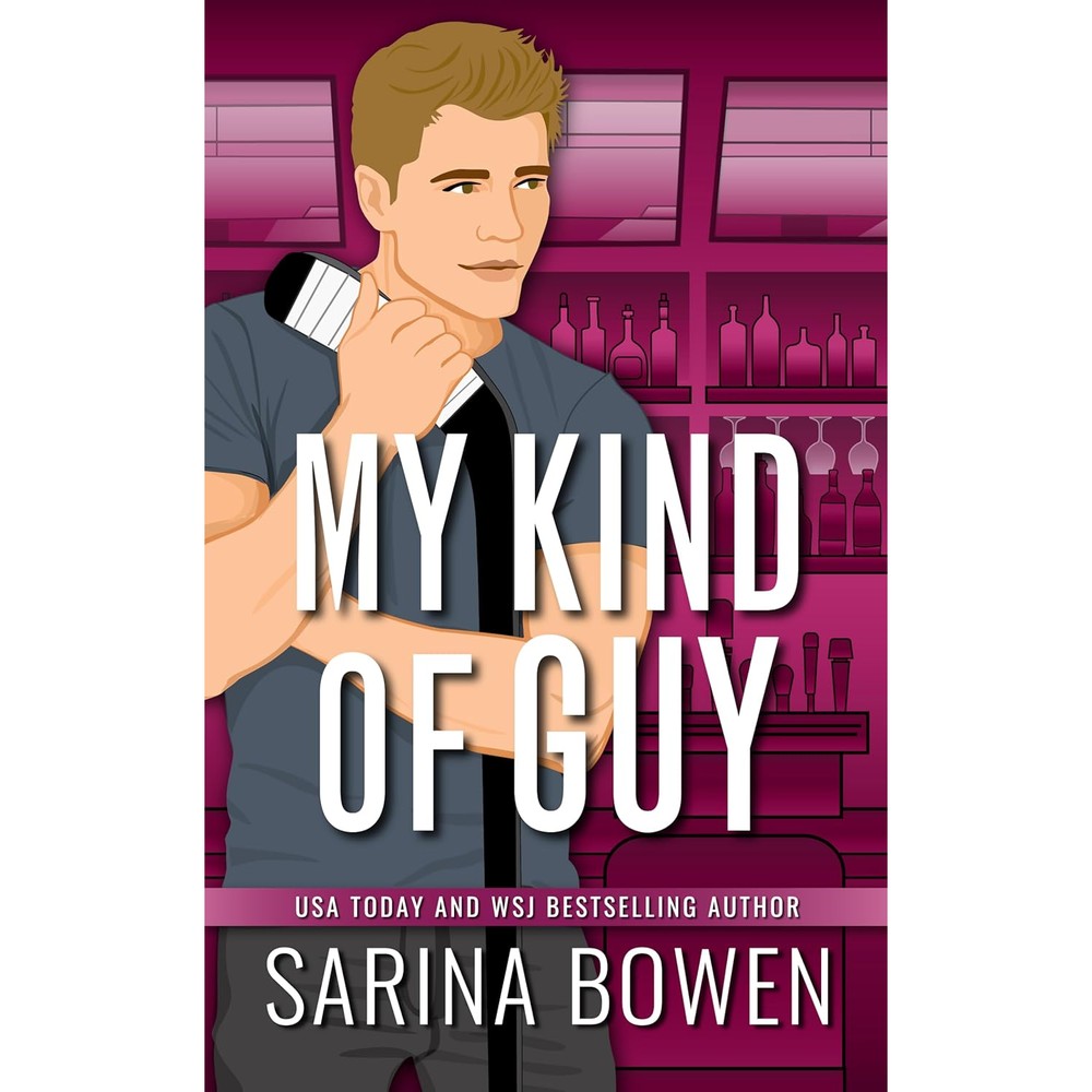 Sarina Bowen My Kind Of Guy paperback book front cover illustration