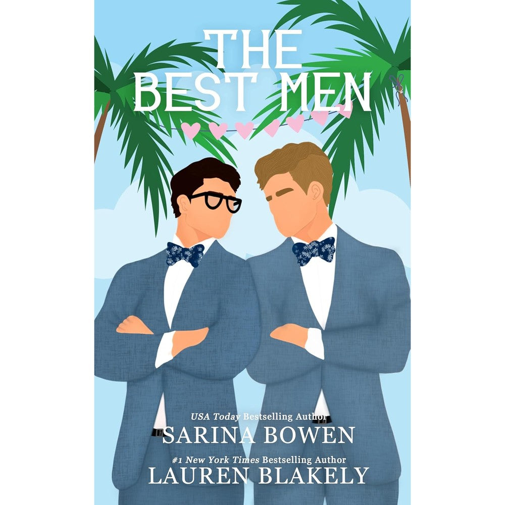 Lauren Blakely and Sarina Bowen The Best Men book front view authentic paperback novel