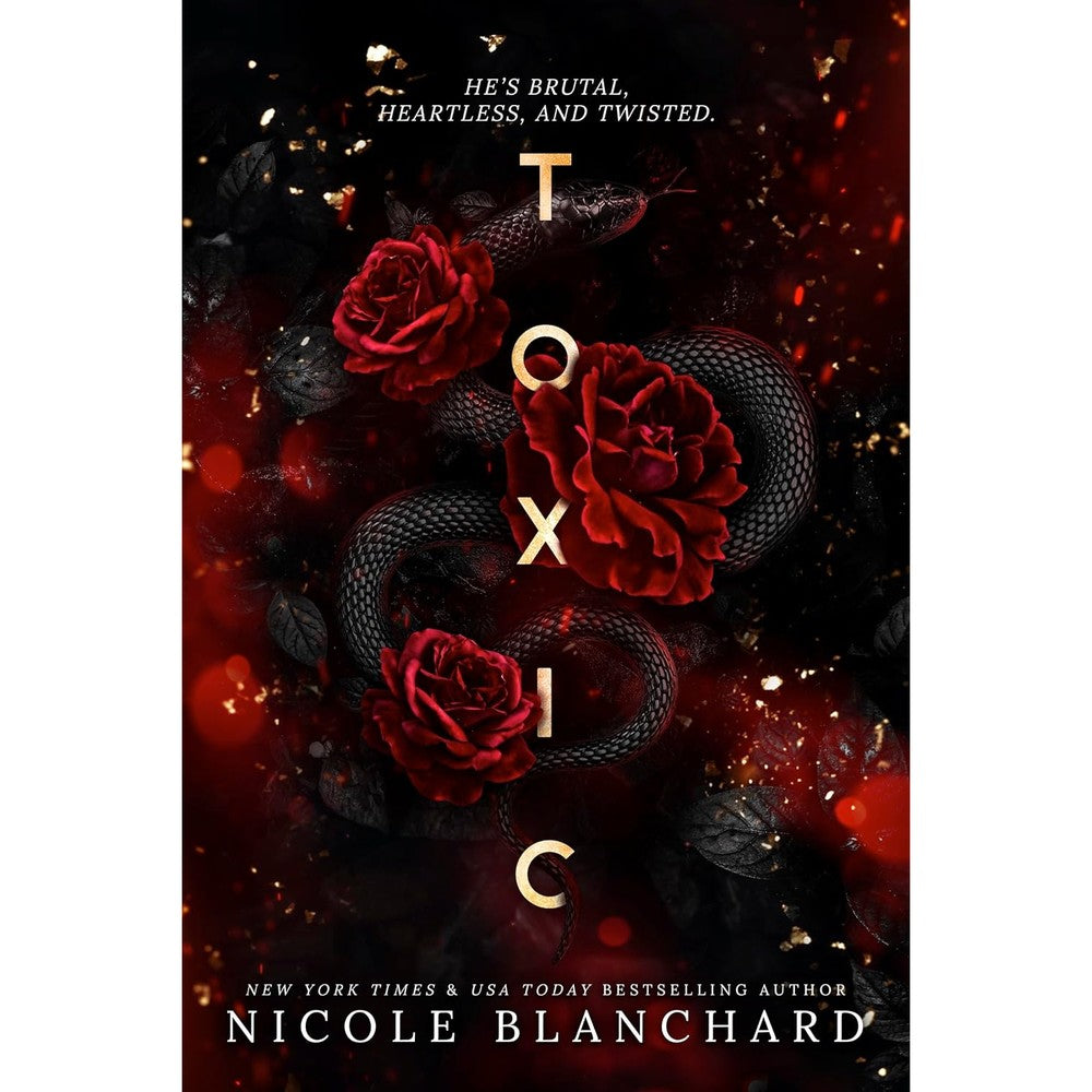 Nicole Blanchard Toxic A Dark Romance Book Cover USA Import