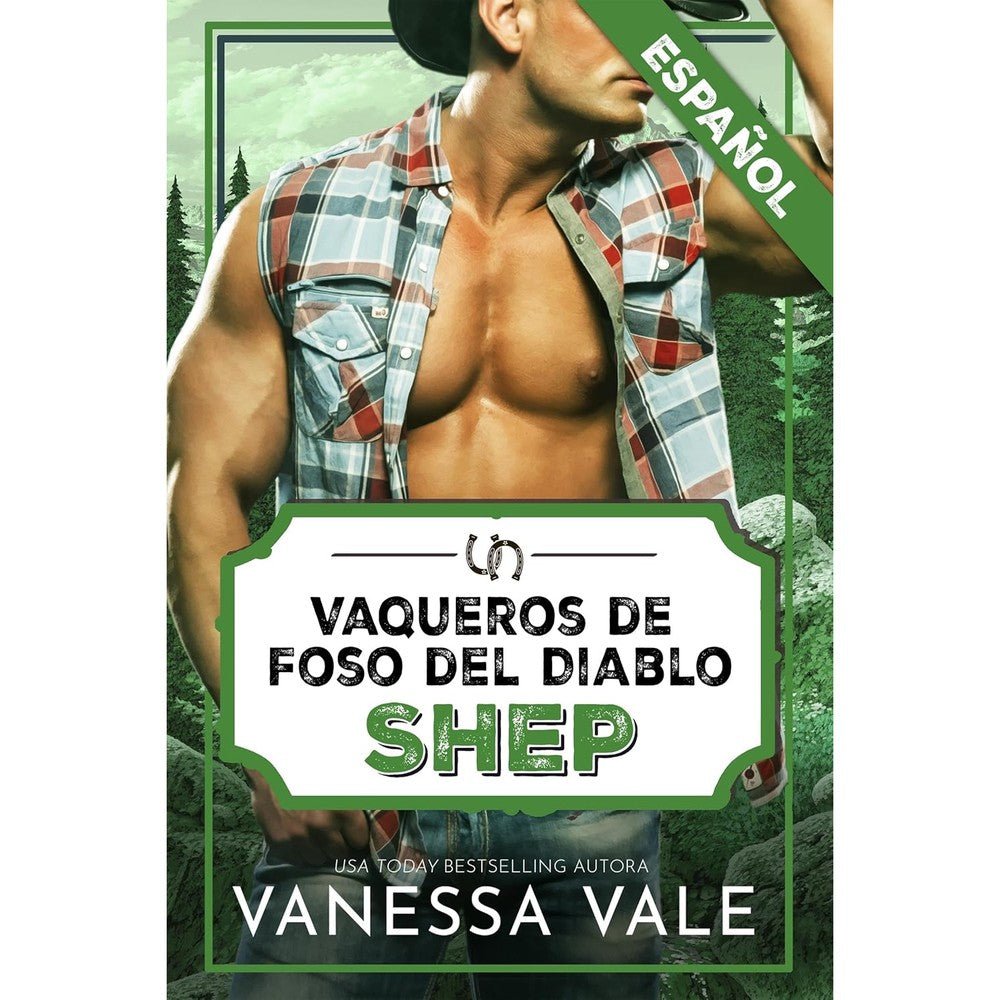 Vanessa Vale Shep Vaqueros de Foso del Diablo Spanish Edition book cover front view.