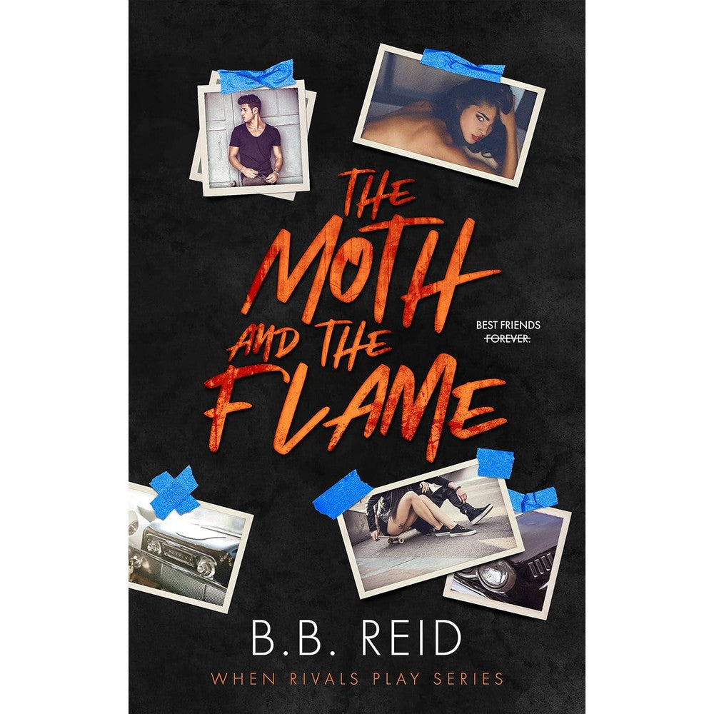 B.B. Reid The Moth and the Flame paperback front view romantic novel