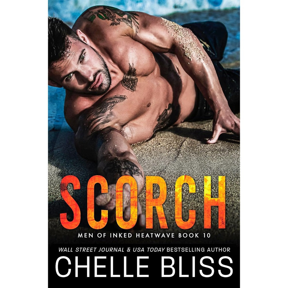 Chelle Bliss Scorch Men of Inked Heatwave Book Ten front view authentic romance novel paperback