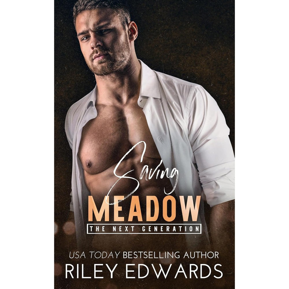 Riley Edwards Saving Meadow paperback novel front view featuring authentic FBI suspense romance cover art