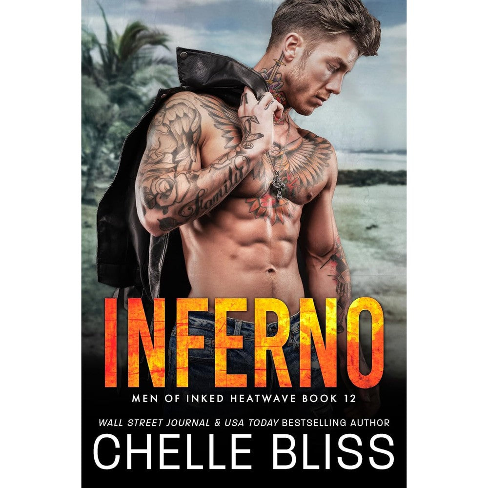 Chelle Bliss Inferno Men of Inked Heatwave Book 12 paperback front cover featuring contemporary romance theme.