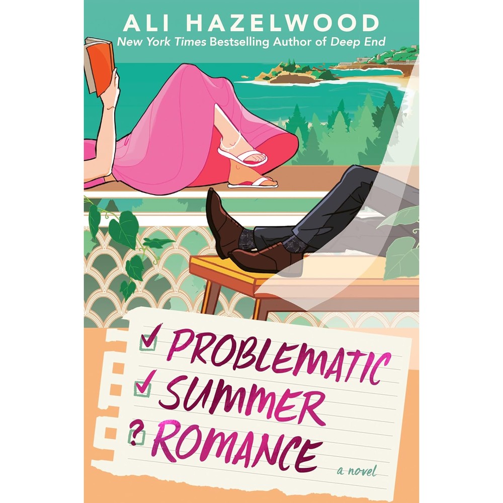 Bookwormsdenn Problematic Summer Romance book front view showing the official cover art.