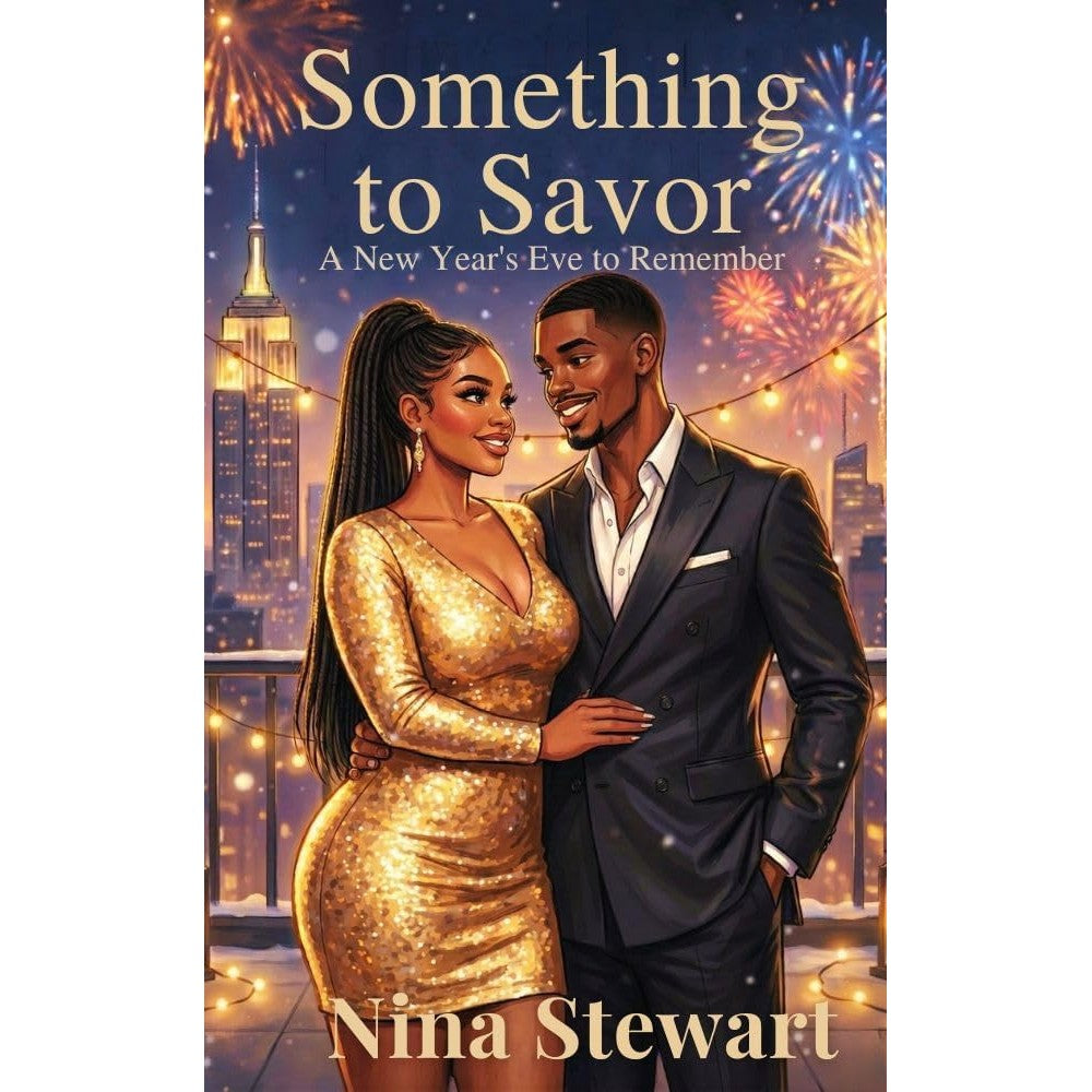 Nina Stewart Something to Savor book cover front view contemporary holiday romance novel