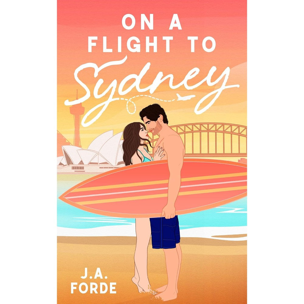 J.A. Forde On a Flight to Sydney book front view authentic imported romance novel