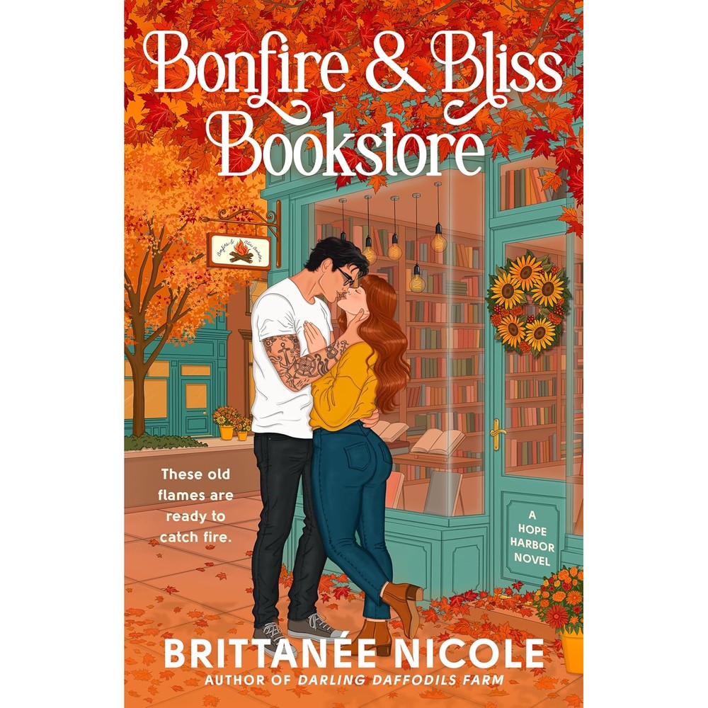 Brittanée Nicole Bonfire and Bliss Bookstore novel front view authentic USA imported book cover art
