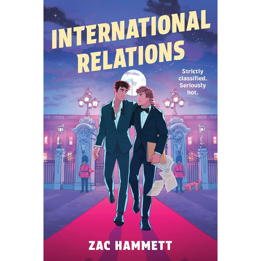 Zac Hammett International Relations paperback front view cover art novel