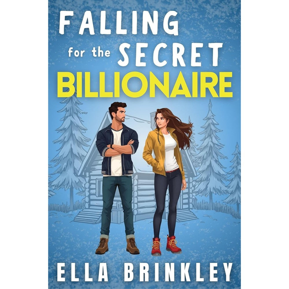 Ella Brinkley Falling for the Secret Billionaires paperback front cover featuring clean romance novel design elements.