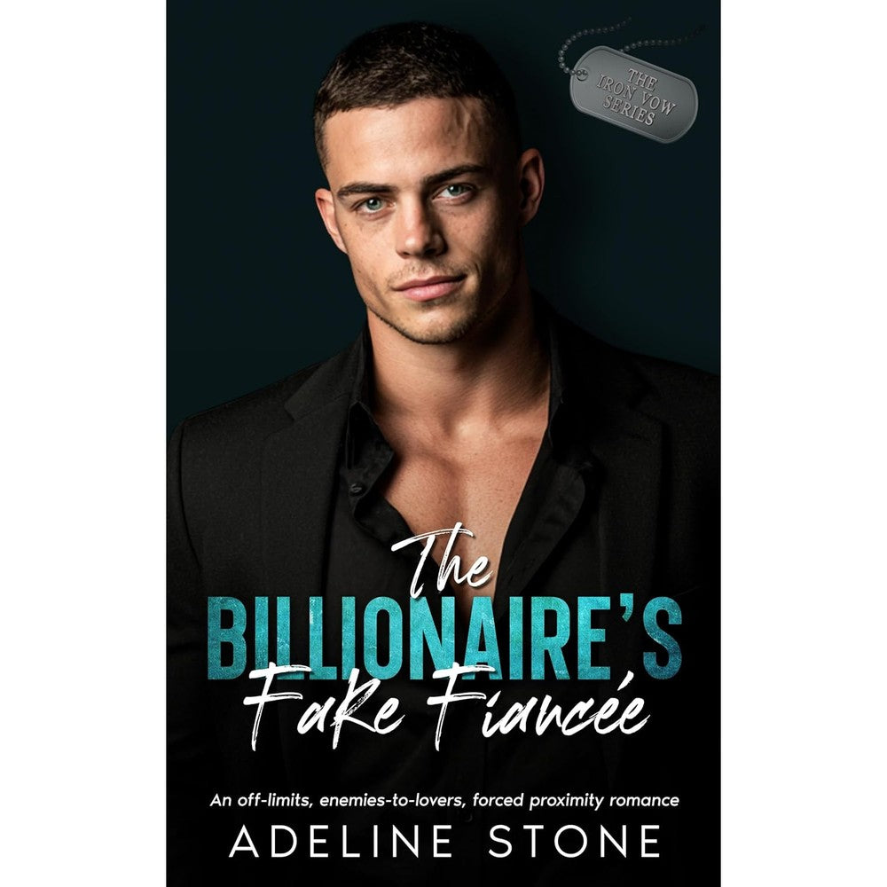 Adeline Stone The Billionaires Fake Fiancee book front view contemporary romance novel