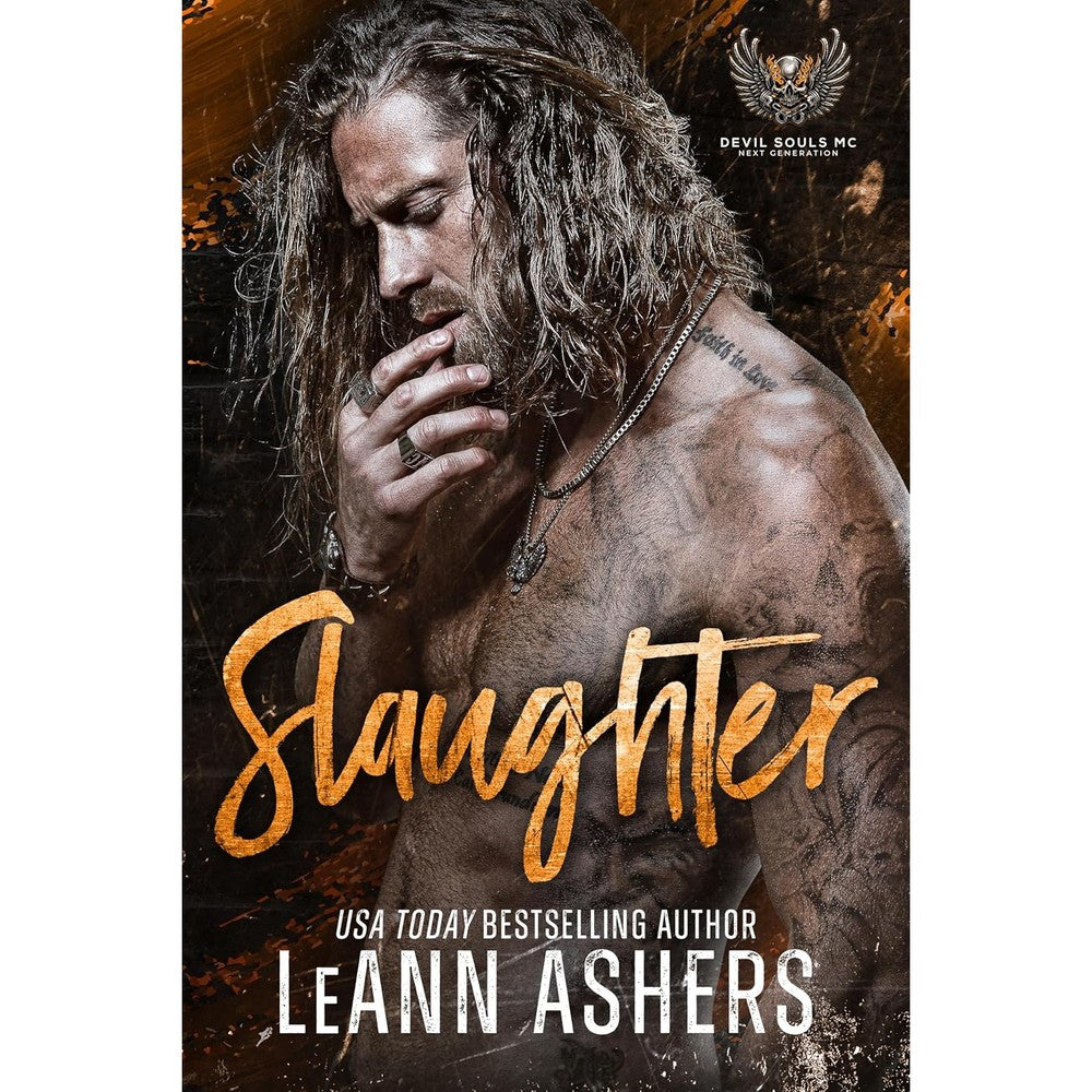 LeAnn Ashers Slaughter Devil Souls MC Next Generation Book Two front cover view dark romance novel