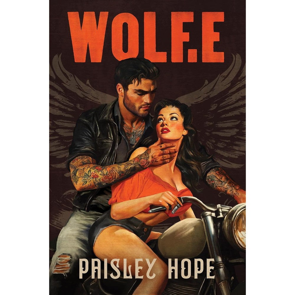 Paisley Hope Wolf.e Soldiers of Bedlam Book One paperback front view dark romance novel