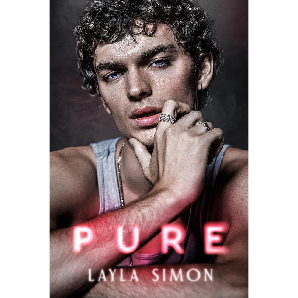 Layla Simon Pure A Dark High School Romance book cover front view featuring a dark contemporary novel design.