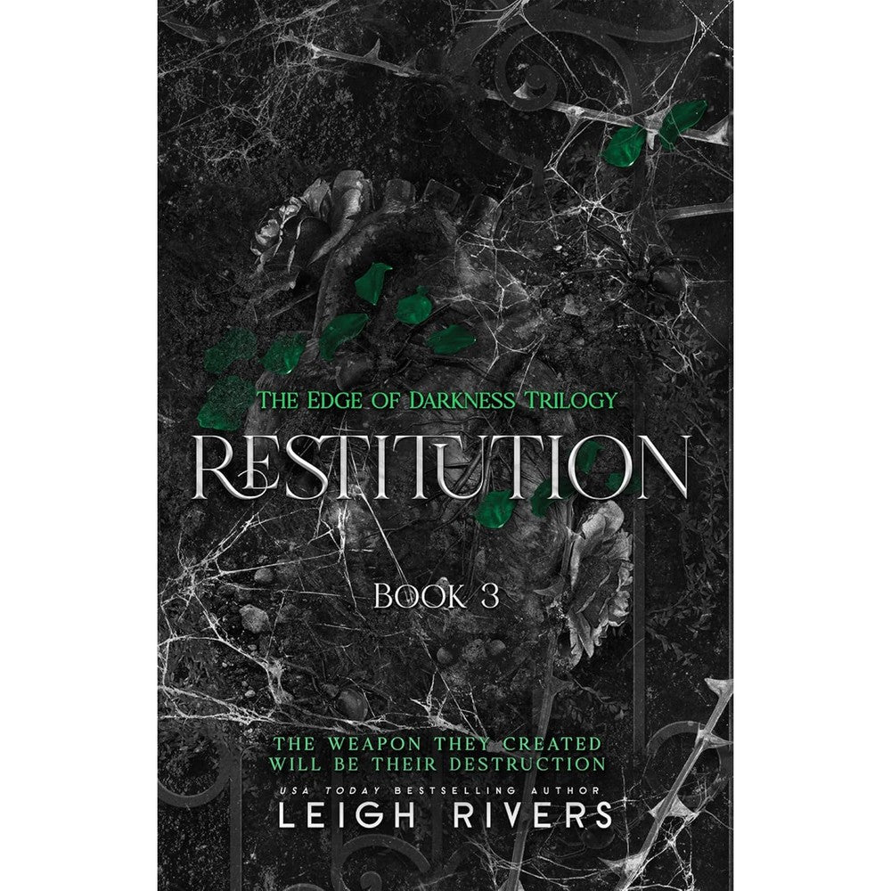 Leigh Rivers Restitution The Edge of Darkness Book 3 Hardcover front cover