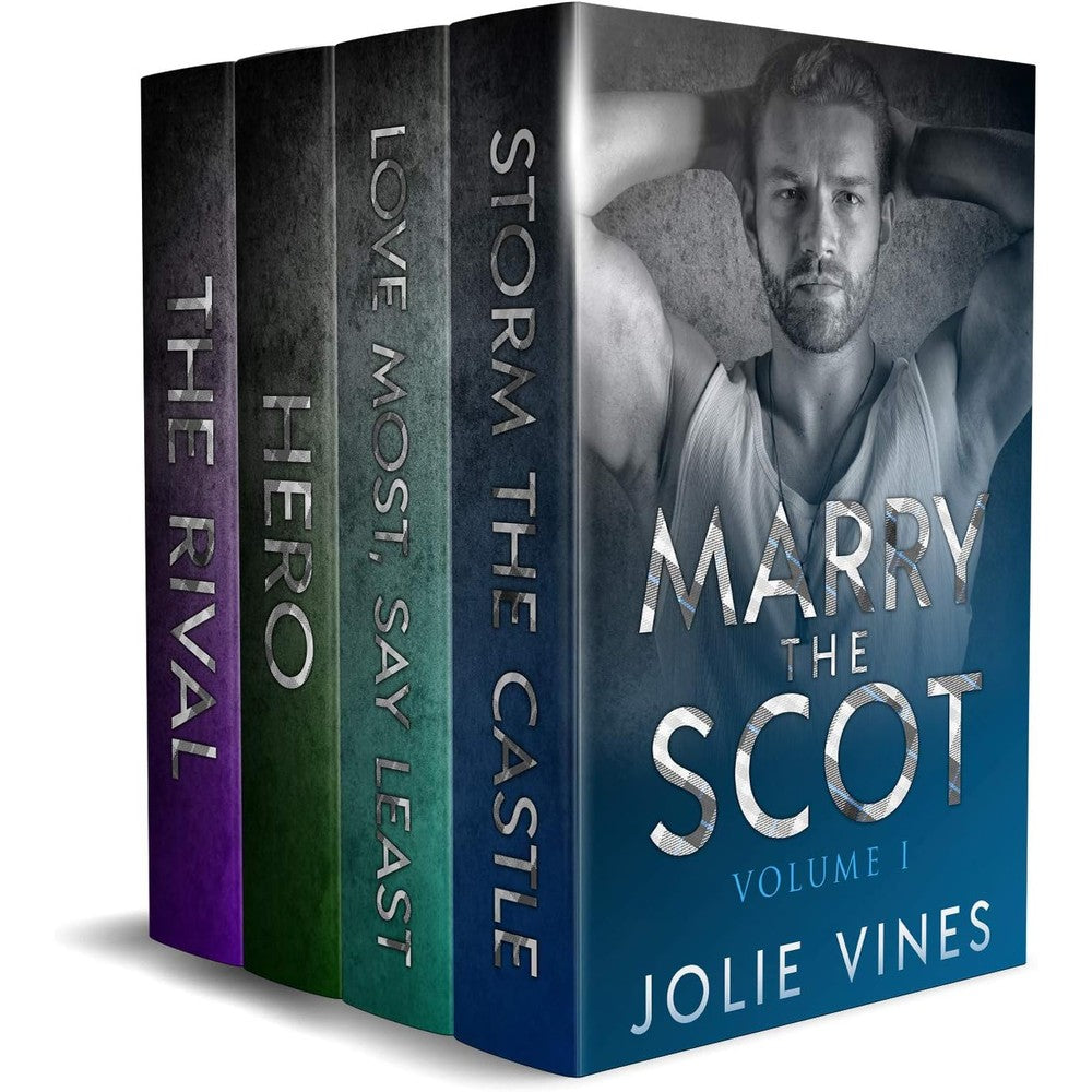 Jolie Vines Marry the Scot Series Volume I front view contemporary romance novel anthology