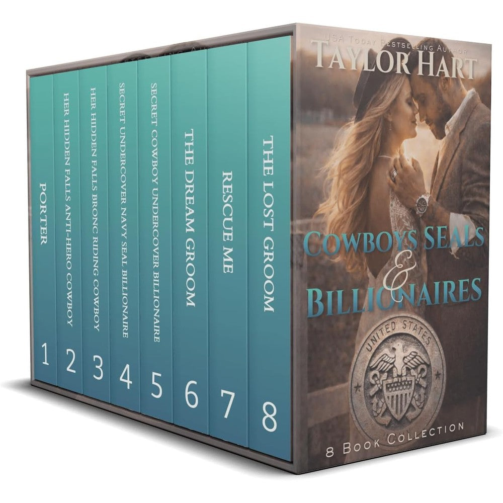 Taylor Hart Cowboys SEALs and Billionaires book cover front view romantic suspense anthology